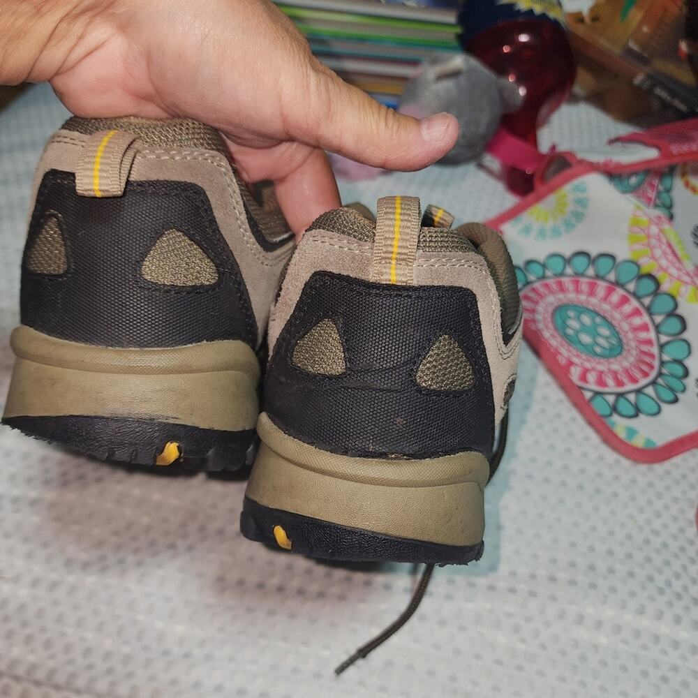 NEVADOS EUC MENS SIZE 9M BOOMERANG II LOW HIKING BROWN OLIVE SHOES - Picture 6 of 11